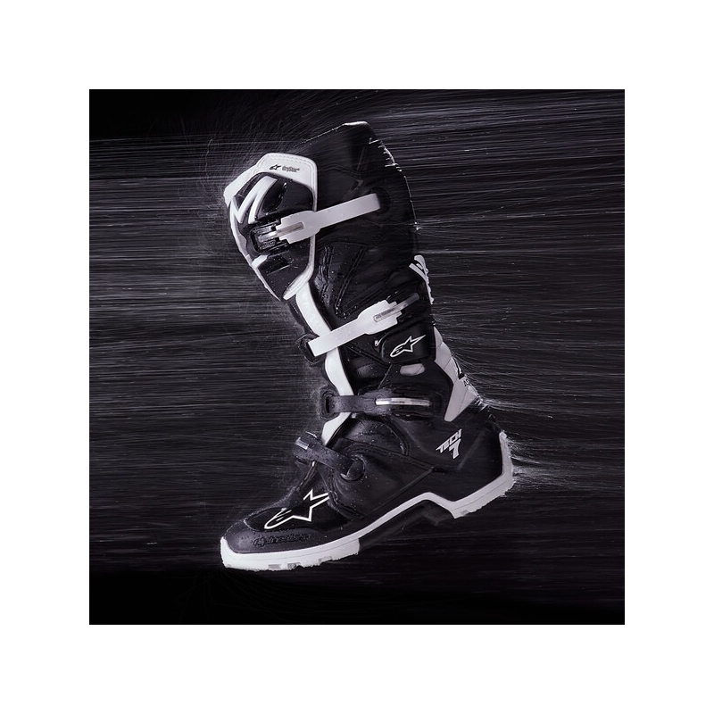 Alpinestars Tech 7 Enduro Drystar juodai balti motociklininko batai