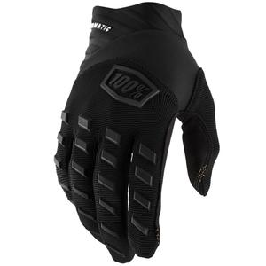 Motokroso pirštinės 100% - JAV AIRMATIC juodos