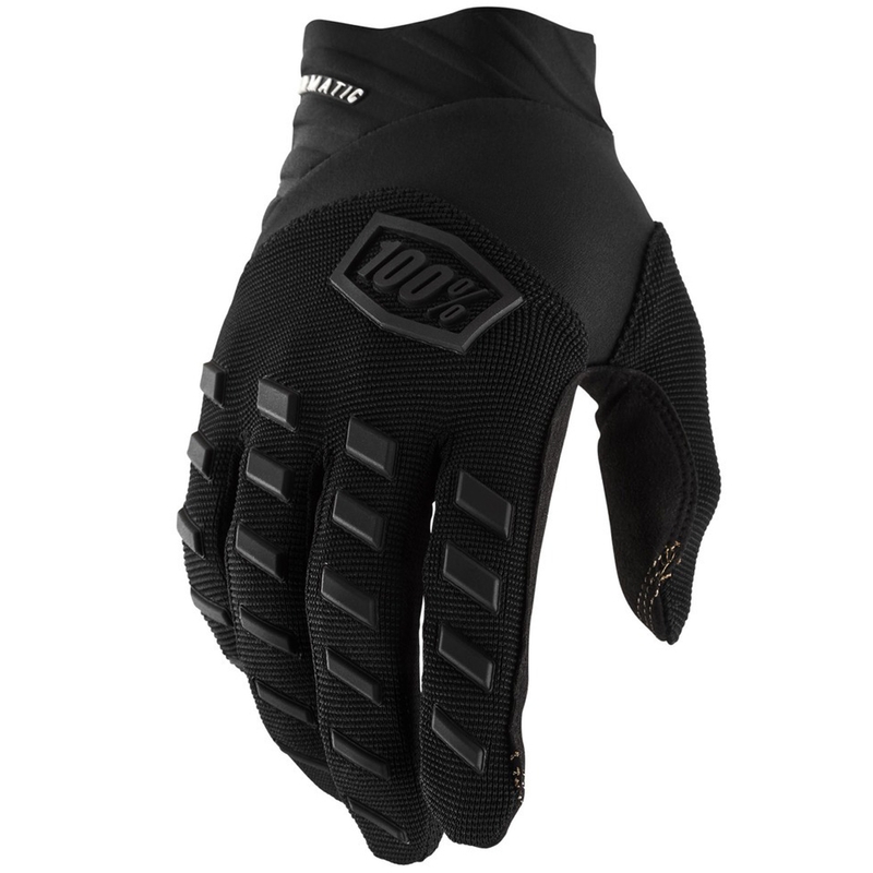 Motokroso pirštinės 100% - JAV AIRMATIC juodos