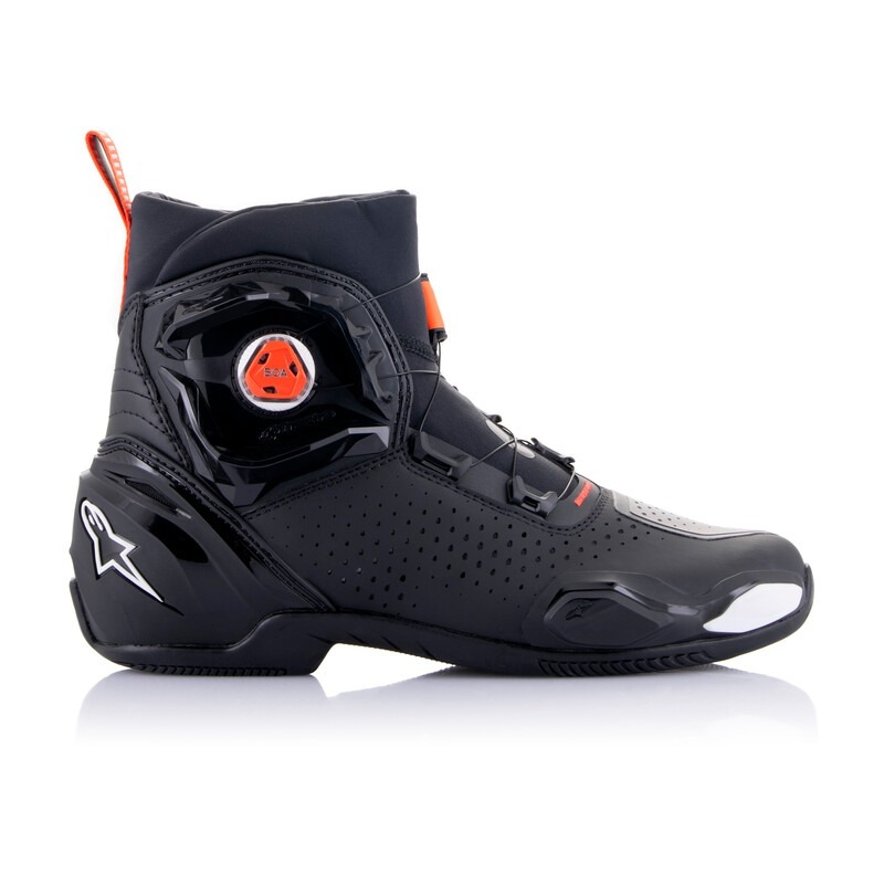 Alpinestars SP-2 juodai-baltai-fluo raudoni motociklininko batai