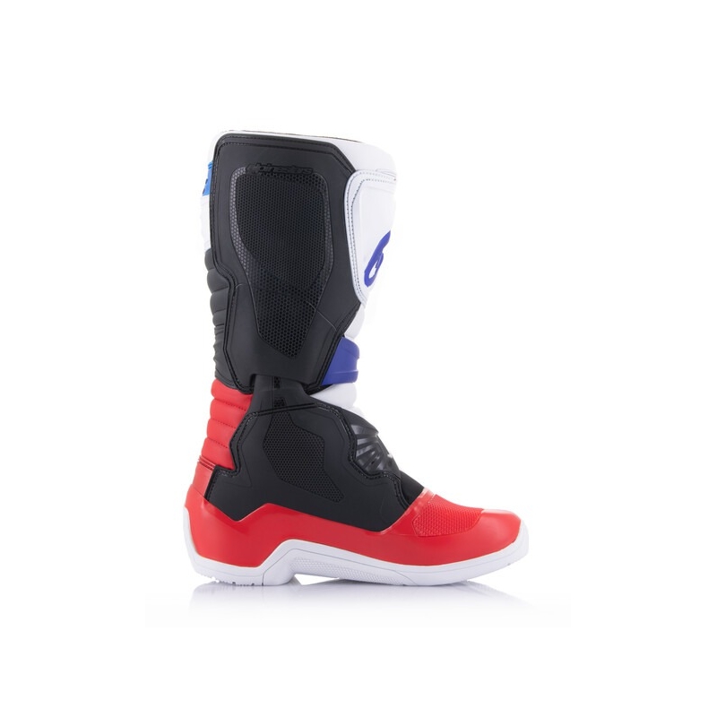 Alpinestars TECH 3 motokroso batai balta-juoda-mėlyna-raudona