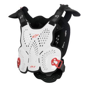 Alpinestars A-1 Roost Guard CE2 balta-juoda-raudona