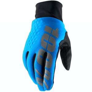 Motokroso pirštinės 100% HYDROMATIC BRISKER mėlynos spalvos