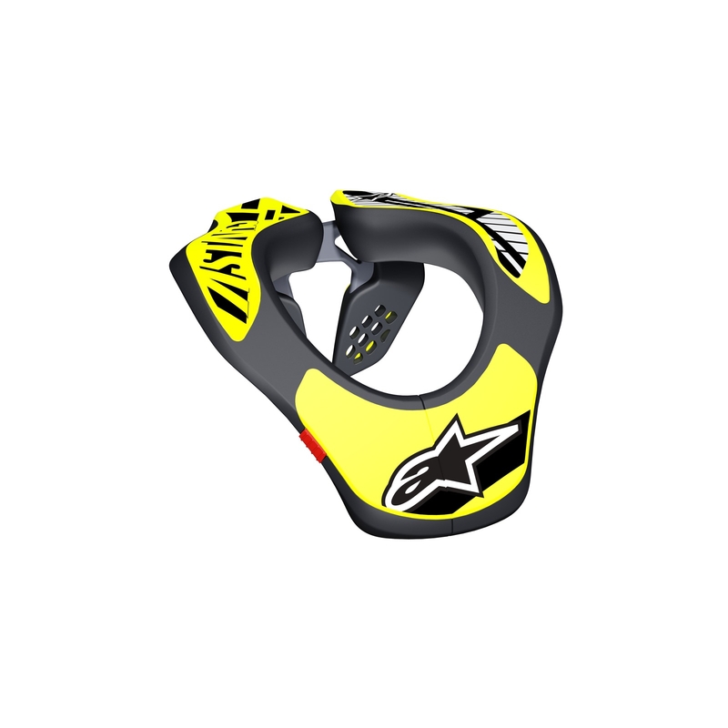 "Alpinestars" vaikiška kaklo atrama jaunimui Yellow Fluo/Black