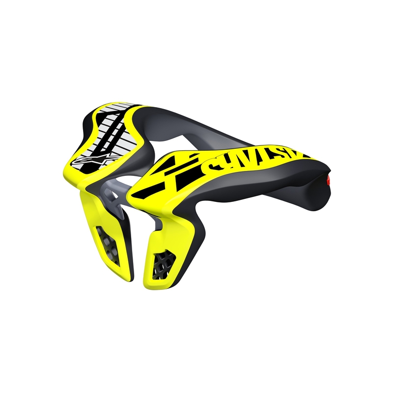 "Alpinestars" vaikiška kaklo atrama jaunimui Yellow Fluo/Black