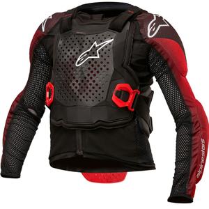 "Alpinestars Bionic Tech Youth" juodos, baltos ir raudonos spalvų kėbulo apsauga