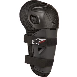 Alpinestars Bionic Kickstart kelio įtvarai vaikams juodos ir raudonos spalvos