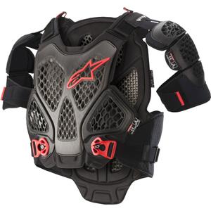 Alpinestars A-6 juoda-antracito-raudona kėbulo apsauga