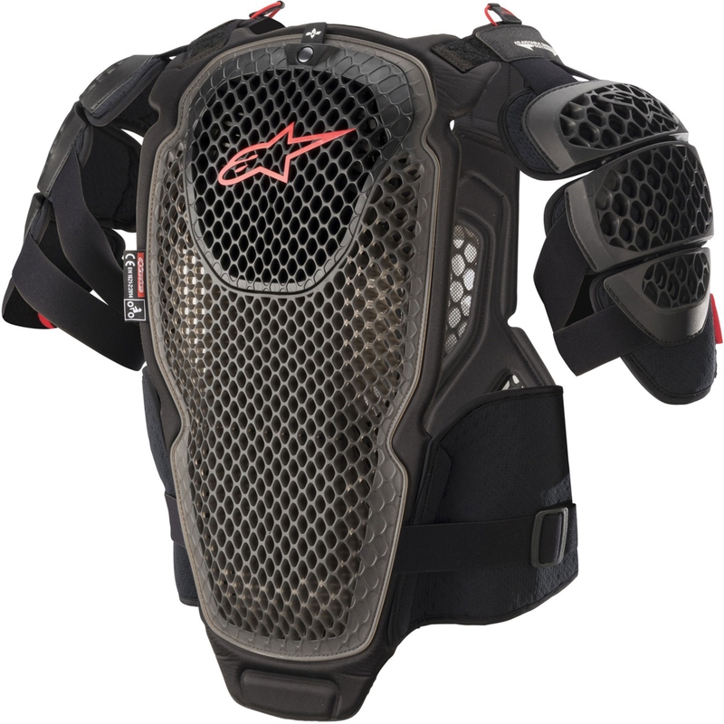 Alpinestars A-6 juoda-antracito-raudona kėbulo apsauga