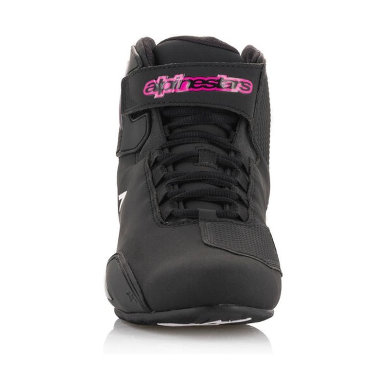Alpinestars Stella Sector Moterų motociklininkų batai juodai violetinės spalvos