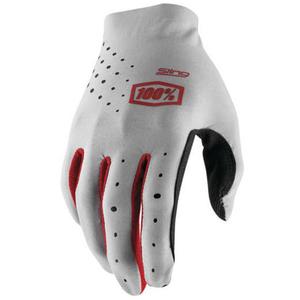 Motokroso pirštinės 100% SLING pilkos spalvos