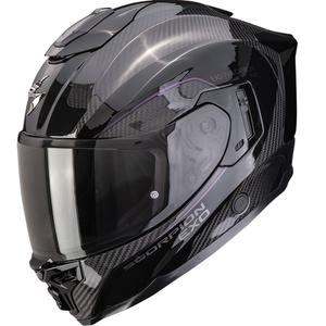 Scorpion EXO-1500 Carbon Air Mundi motociklo šalmas, juodas-chameleono spalvos