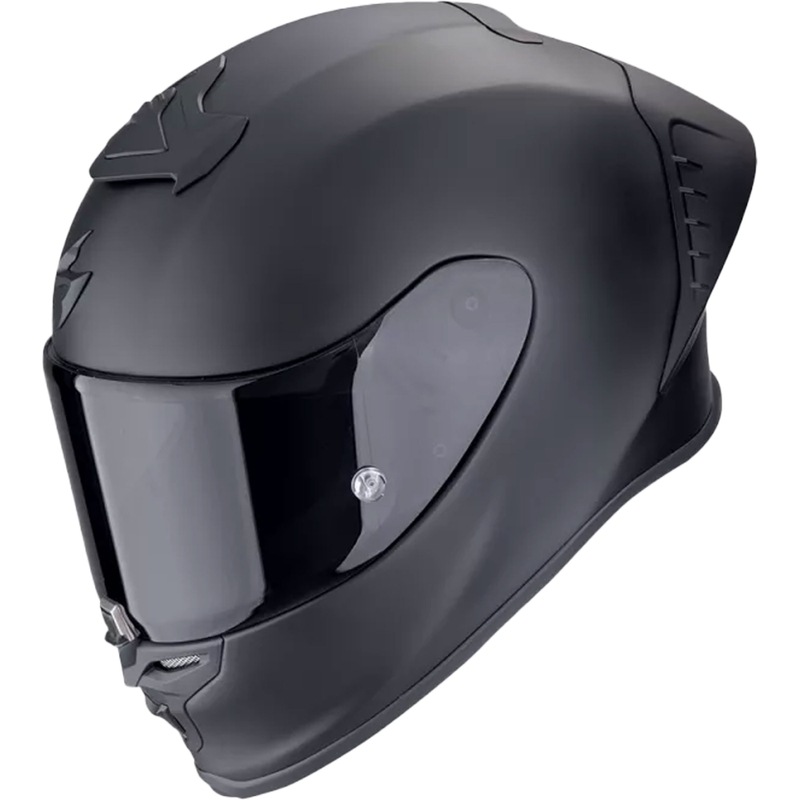 Integruotas motociklininko šalmas Scorpion EXO-R1 EVO II AIR matinės juodos spalvos