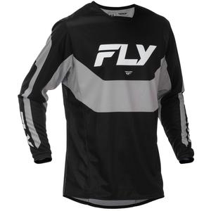 Motokroso marškinėliai FLY Racing Kinetic USA black-grey