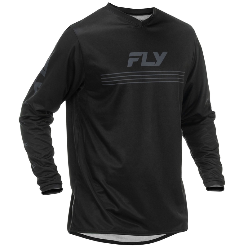 Motokroso marškinėliai FLY Racing UNIVERSAL juodai balti II
