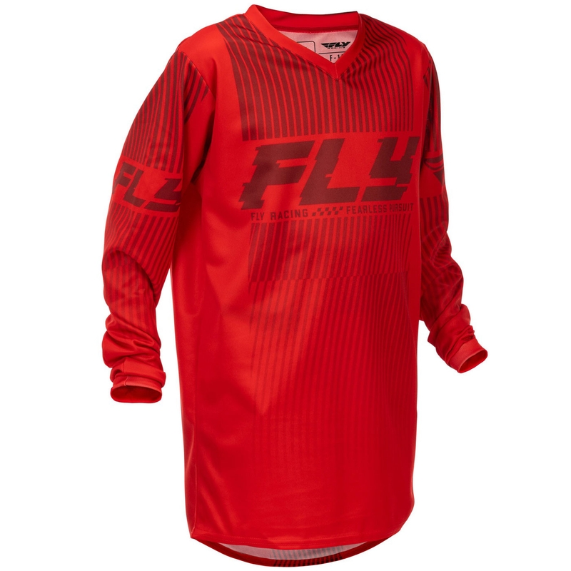 Vaikiški motokroso marškinėliai FLY Racing F-16 red
