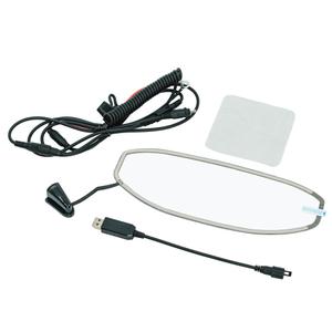 LS2 motociklininkų šalmams skirtas elektra šildomas plexisklas, skaidrus