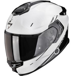 Integruotas motociklininko šalmas Scorpion EXO-GT SP Air Asphalt pearl white-black