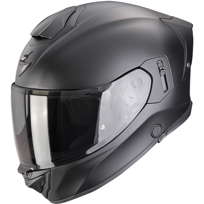 Integruotas motociklininko šalmas Scorpion EXO-530 Air Solid matinės juodos spalvos