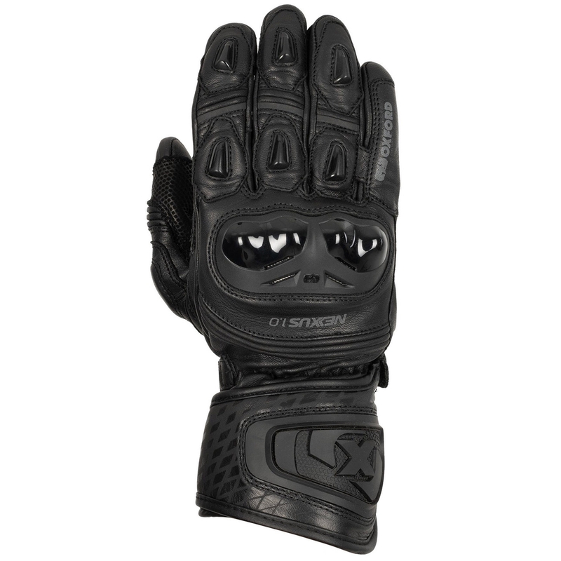 Oxford Nexus motociklininko pirštinės juodos