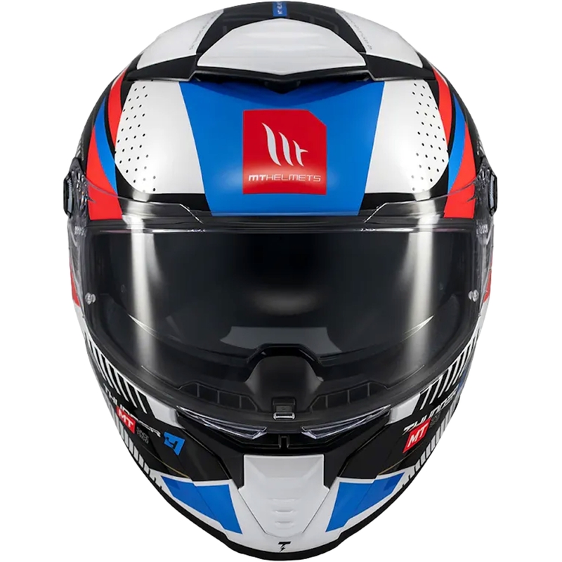 Uždaras motociklo šalmas MT Thunder 4 SV Luminence mėlynas