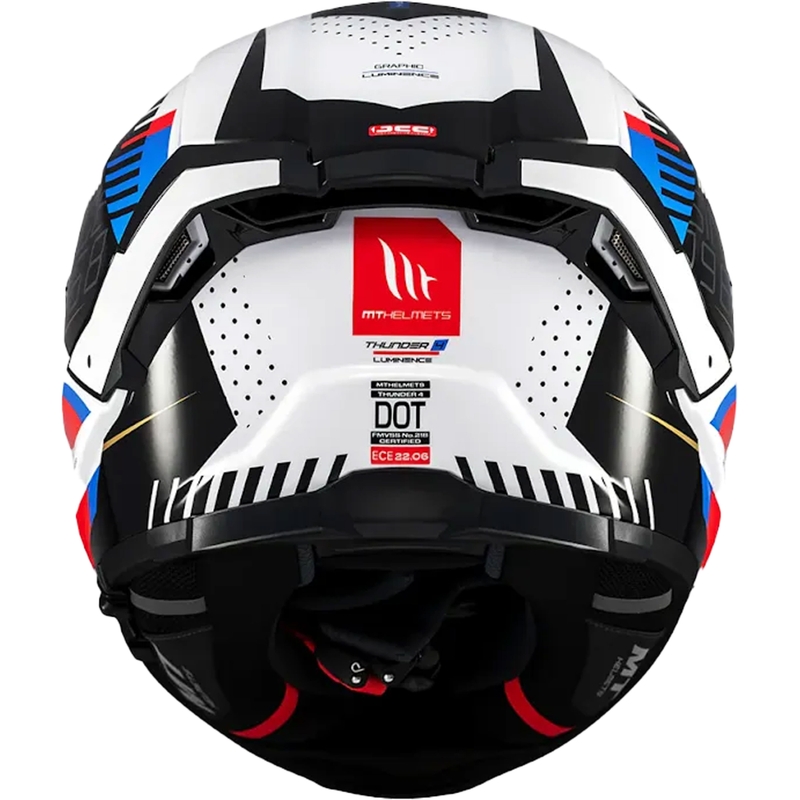 Uždaras motociklo šalmas MT Thunder 4 SV Luminence mėlynas