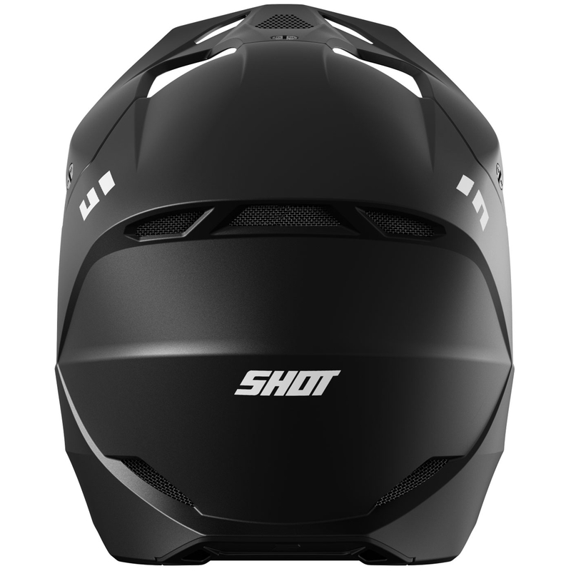 Motokroso šalmas Shot Furious Solid Matte Black