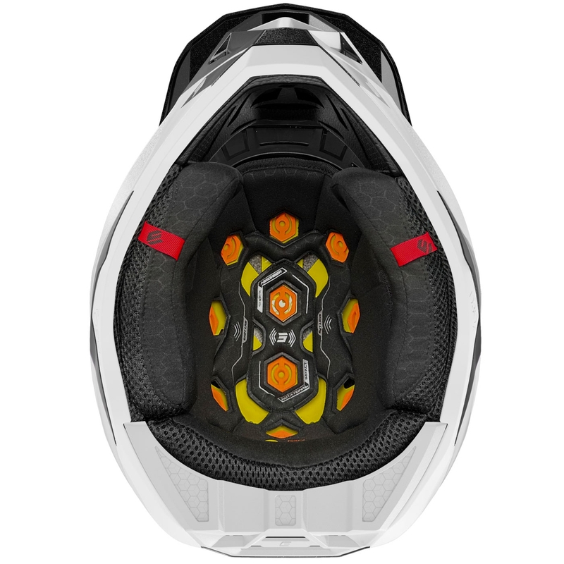 Motokroso šalmas "Shot Lite S10 holographic pearl