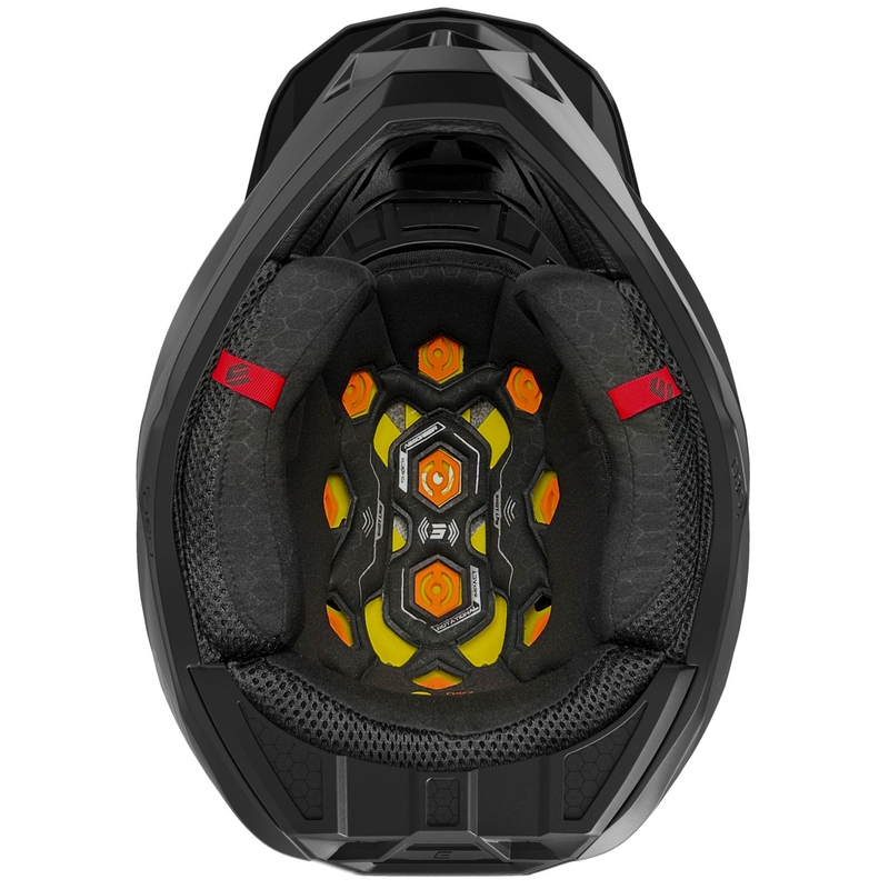 Motokroso šalmas Shot Lite Solid matinės juodos spalvos