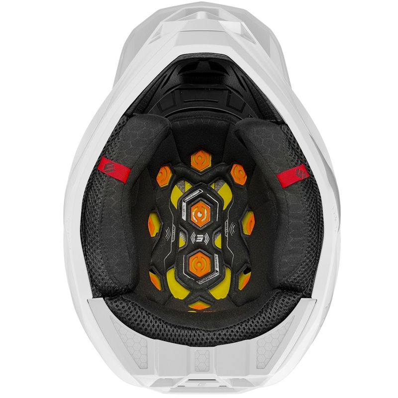 Motokroso šalmas "Shot Lite Solid glossy white