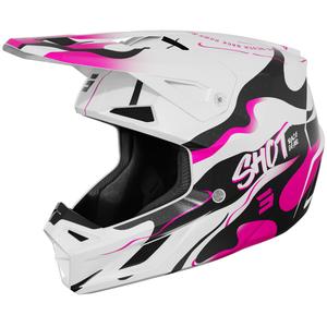 Motokroso šalmas "Shot Speed Beast pearl pink