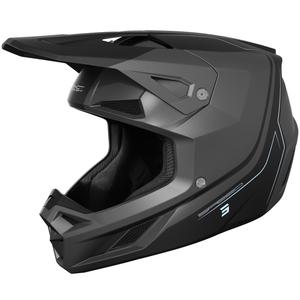 Motokroso šalmas Shot Speed Fury matinis pilkas