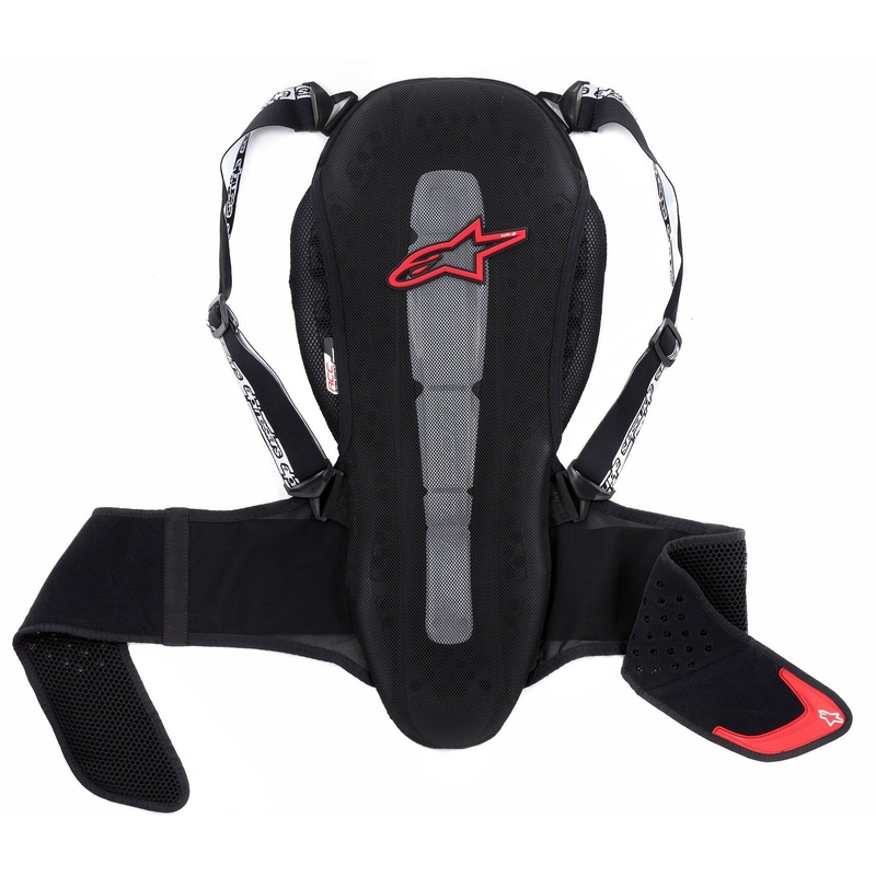 Alpinestars Nucleon KR-2 stuburo apsauga juoda-raudona