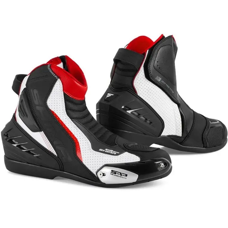 Motociklininko batai "Shima SX-6" juodai-baltai-raudoni