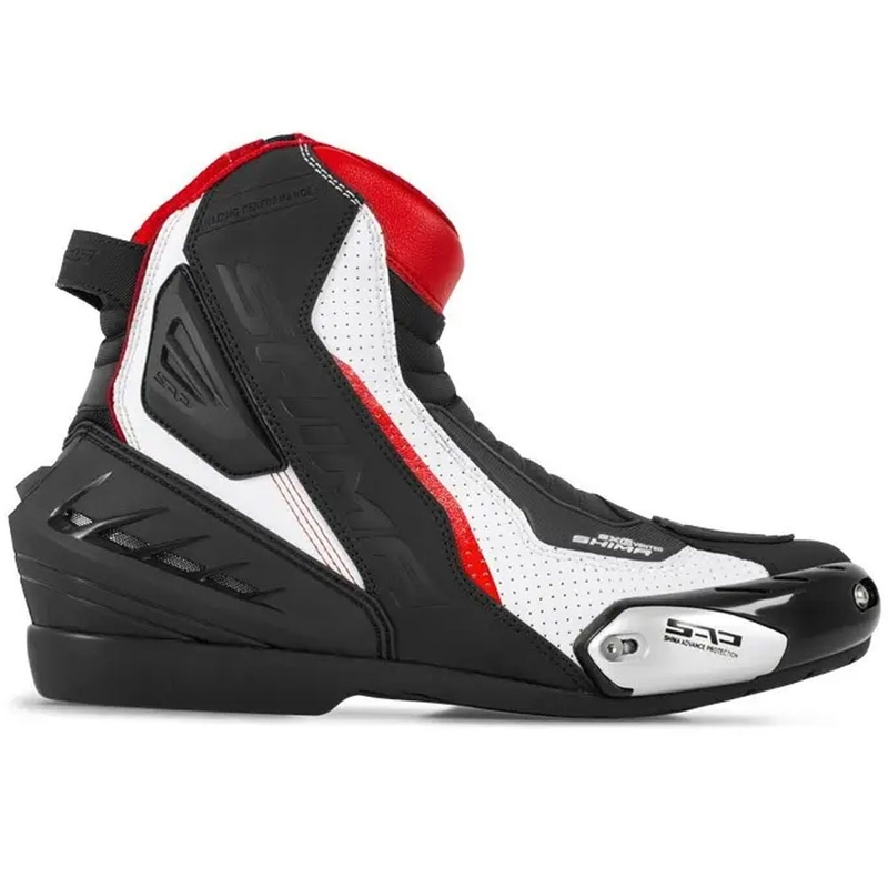 Motociklininko batai "Shima SX-6" juodai-baltai-raudoni