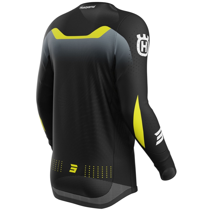 Motokroso marškinėliai Shot Aerolite HVA 26 black-grey
