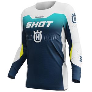 Motokroso marškinėliai Shot Aerolite HVA 26 mėlyni