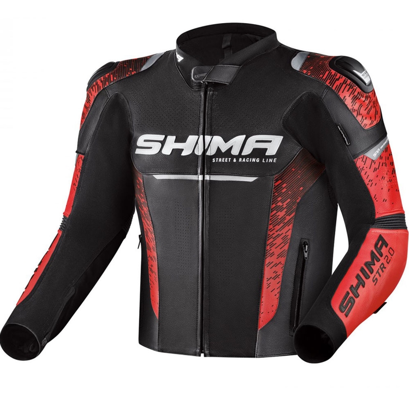 Motociklininko striukė Shima STR 2.0 black-red