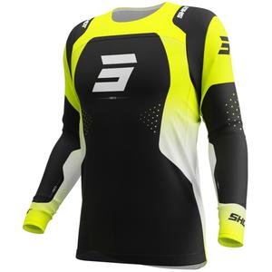 Motokroso marškinėliai Shot Contact Ionyx fluo yellow