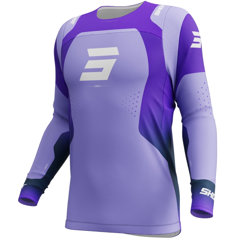 Motokroso marškinėliai Shot Contact Ionyx purple