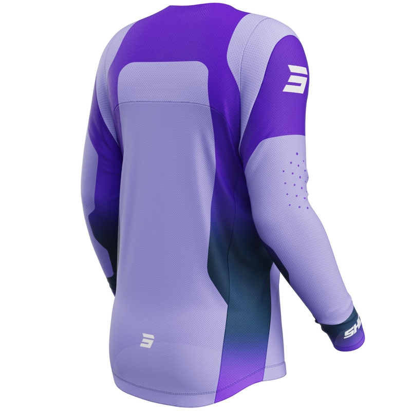 Motokroso marškinėliai Shot Contact Ionyx purple