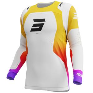 Motokroso marškinėliai Shot Contact Ionyx white