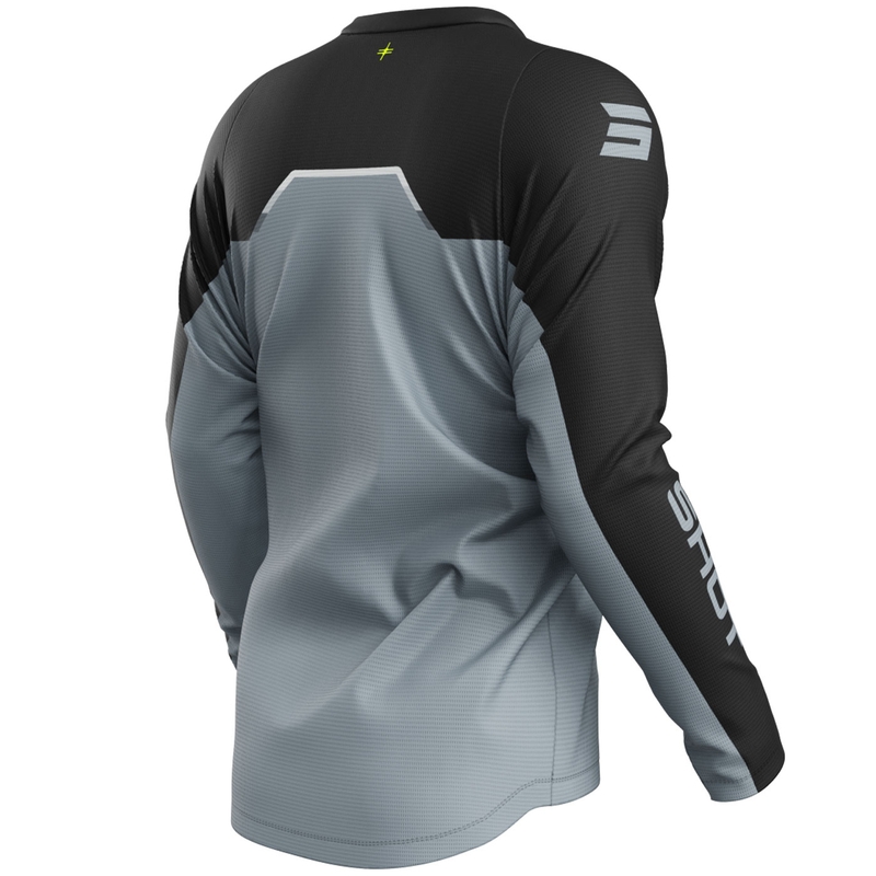 Motokroso marškinėliai Shot Devo Daytona fluo yellow