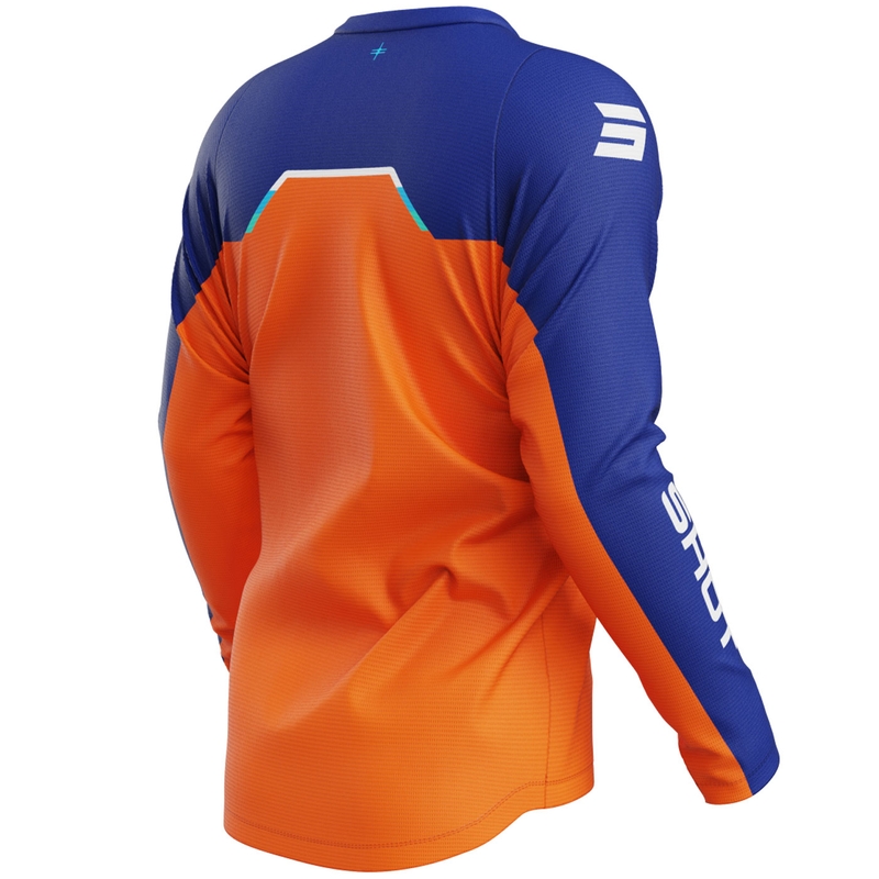 Motokroso marškinėliai Shot Devo Daytona orange