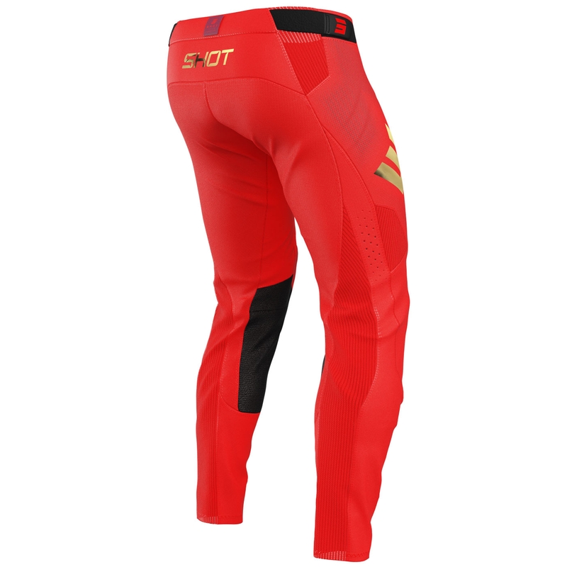 Motokroso kelnės Shot Aerolite Space Red