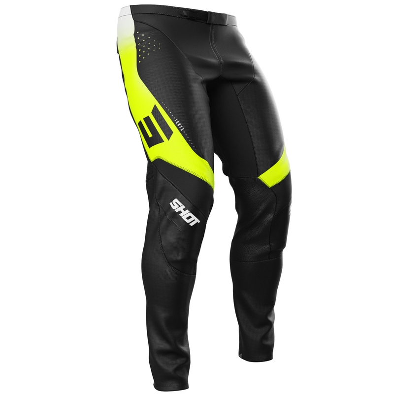 Motokroso kelnės Shot Contact Ionyx fluo yellow