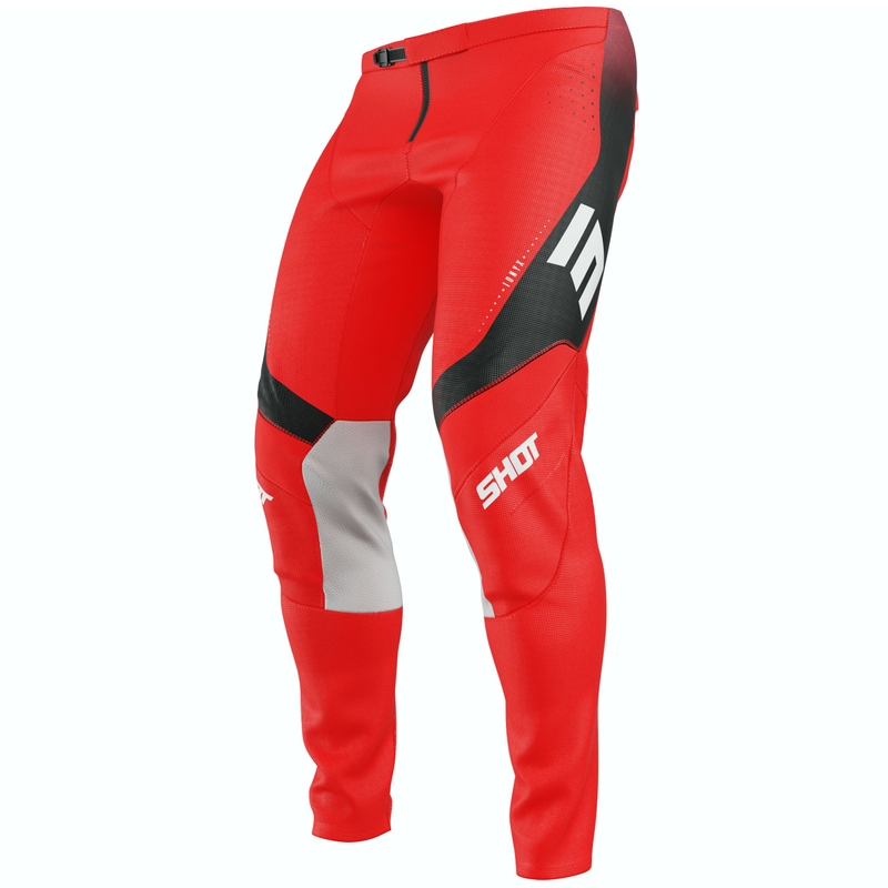 Motokroso kelnės Shot Contact Ionyx red