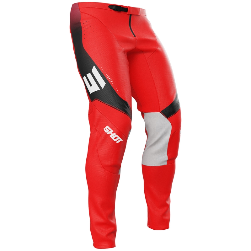 Motokroso kelnės Shot Contact Ionyx red