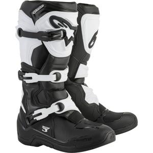 Alpinestars Tech 3 juodai balti motociklininko batai