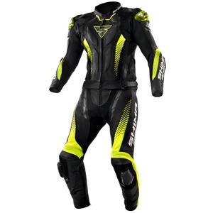 "Shima Apex" juodas-fluo geltonas motociklininko kombinezonas
